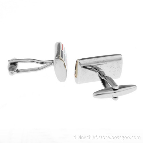 Fashion Stripe Copper Cufflinks, Custom Cufflinks For Mens Shirts